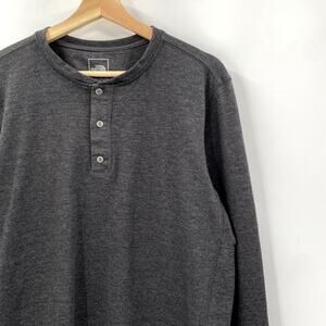The North Face Gray men's Long Sleeve Henley